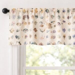 Waverly Home Fashions Botanical Valance  Cotton Floral Butterfly Vintage USA GW1